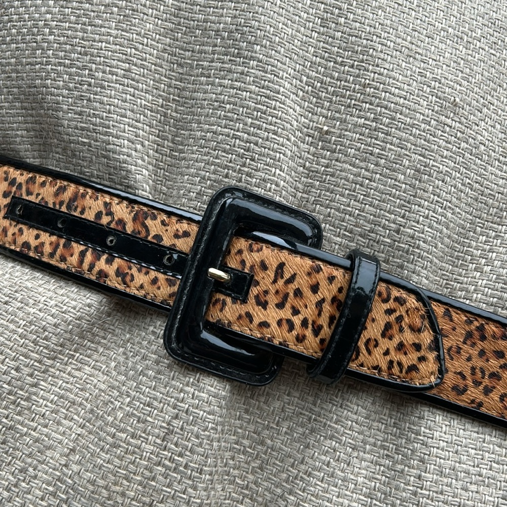 Leather belt with Horse hair by Madison Studios